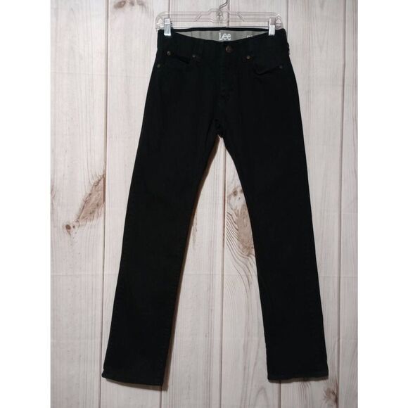 Lee Pants Men's 29 30 Chino‎ Black Slim Straight - Picture 1 of 8